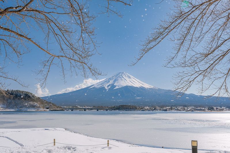 Lake Kawaguchi, Japan